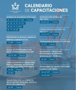 Calendario de capacitaciones