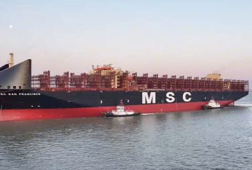 LNG-fueled-MSC-San-Francisco-delivered-in-China