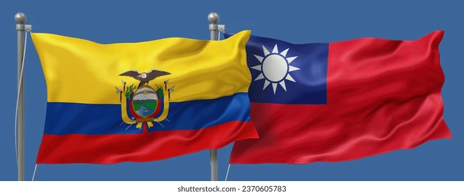 ecuador-flag-taiwan-on-blue-260nw-2370605783