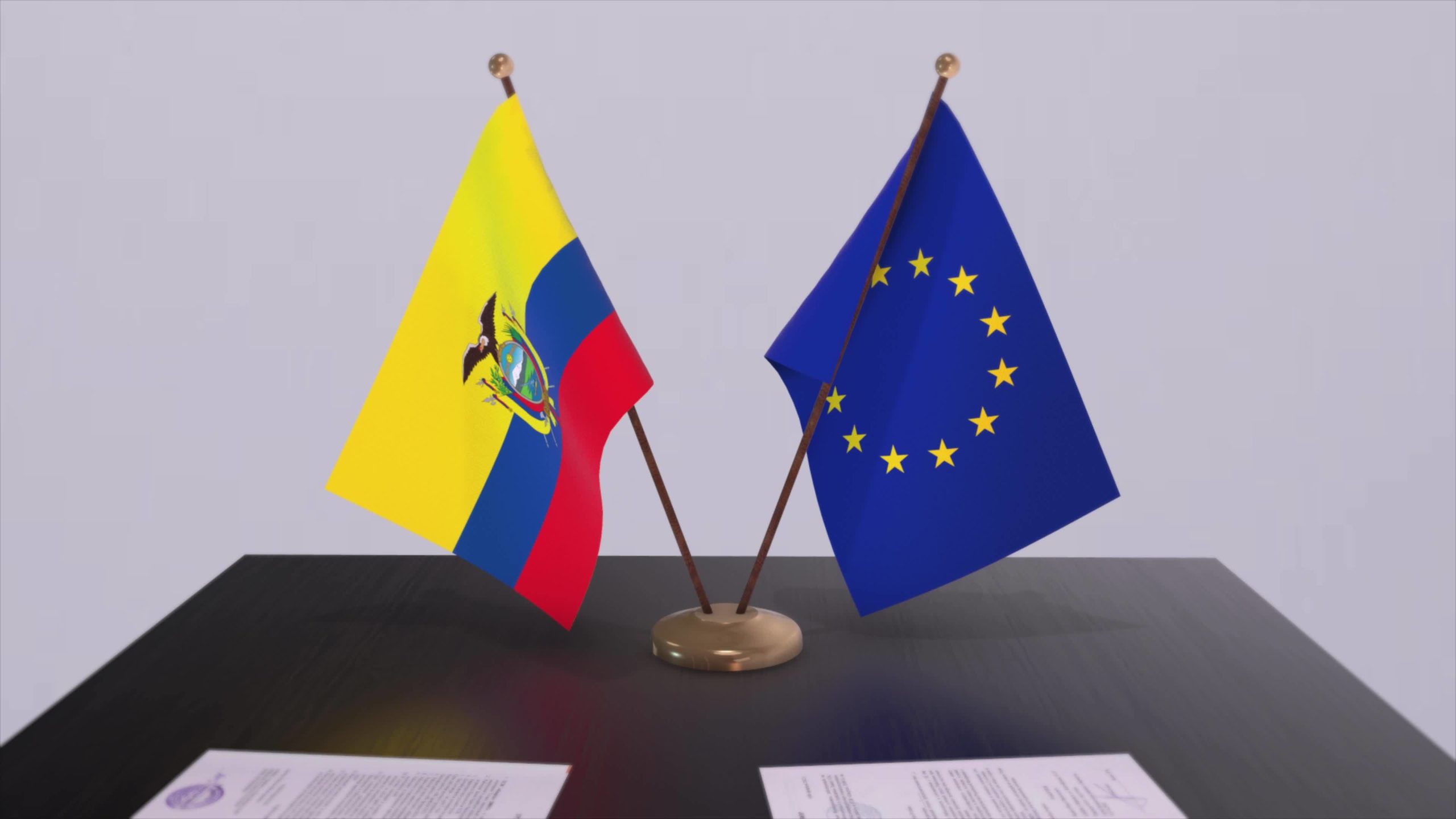 ecuador-and-eu-flag-on-table-politics-deal-or-business-agreement-with-country-3d-animation-video-scaled